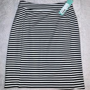 Striped pencil skirt, size small- would fit size 4